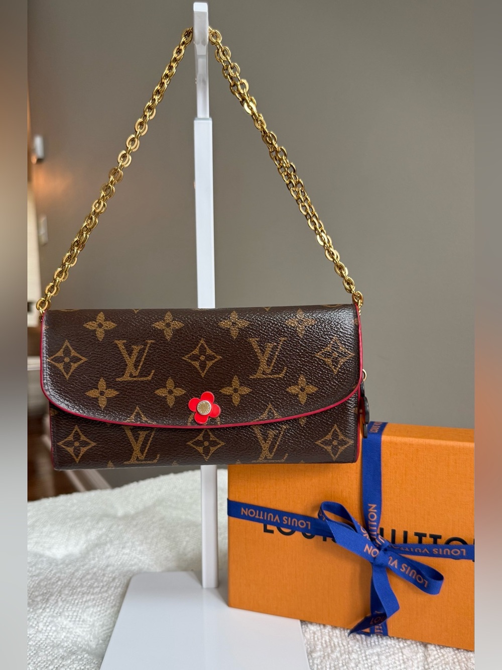 Louis Vuitton Monogram Flower Emilie Long Wallet